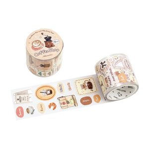 1 rouleau de stickers créatifs pour liste de contrôle de la gestion du stress, matériaux pour tentes, ruban décoratif DIY - Product Image 5