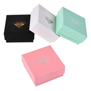Emballage spécial en papier imprimé Boîte en carton de couleur Boîte à bijoux en papier Boîtes cadeaux de style simple pour cadeau - Product Image 5