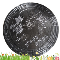Couvercle de manhole rond recyclable pour l'économie circulaire