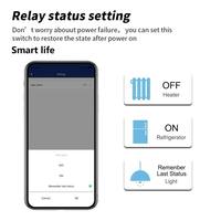 Prise intelligente WiFi TY-BR Tuya BR, 16A, fonction de surveillance de la puissance, minuterie, commande vocale