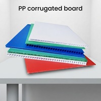 Vente en gros de panneaux ondulés en PP Corflute ignifuges de 2 mm et 3 mm, feuilles de Coroplast, panneaux en plastique pour la protection des sols de construction
