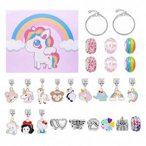 2025 New Trendy Educational DIY Toy Set for Kids Plastic with Charms <b>Adjustable</b> <b>Bracelet</b> - Product Image 4