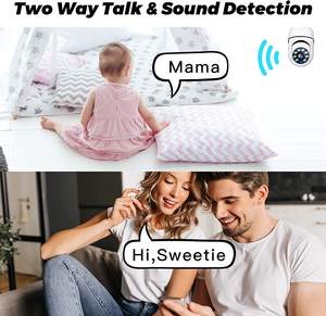 Caméra <span class=keywords><strong>IP</strong></span> PTZ 360° sans fil pour la maison, mini caméra numérique sans fil Wifi E27, caméra mini 5G sans fil Wifi 1080p HD, fabrication OEM, conforme aux normes RoHS et CE - Product Image 4