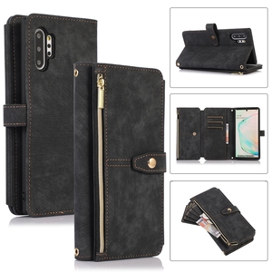 Funda de teléfono con diseño de cremallera con ranuras para tarjetas para MI 11T, funda tipo billetera para Xiaomi 11T Pro, para <span class=keywords><strong>Galaxy</strong></span> S23/S24 Pockets - Product Image 5