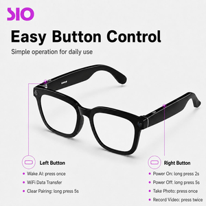 AI Voice Assistant 5.3 HD <b>Camera</b> Recording Wireless Audio Smart <b>Glasses</b> - Product Image 5