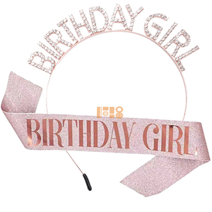 2025 nouveau or Rose <span class=keywords><strong>anniversaire</strong></span> diadème couronne femmes strass princesse bandeau fille ceinture joyeux <span class=keywords><strong>anniversaire</strong></span> saint valentin - Product Image 2