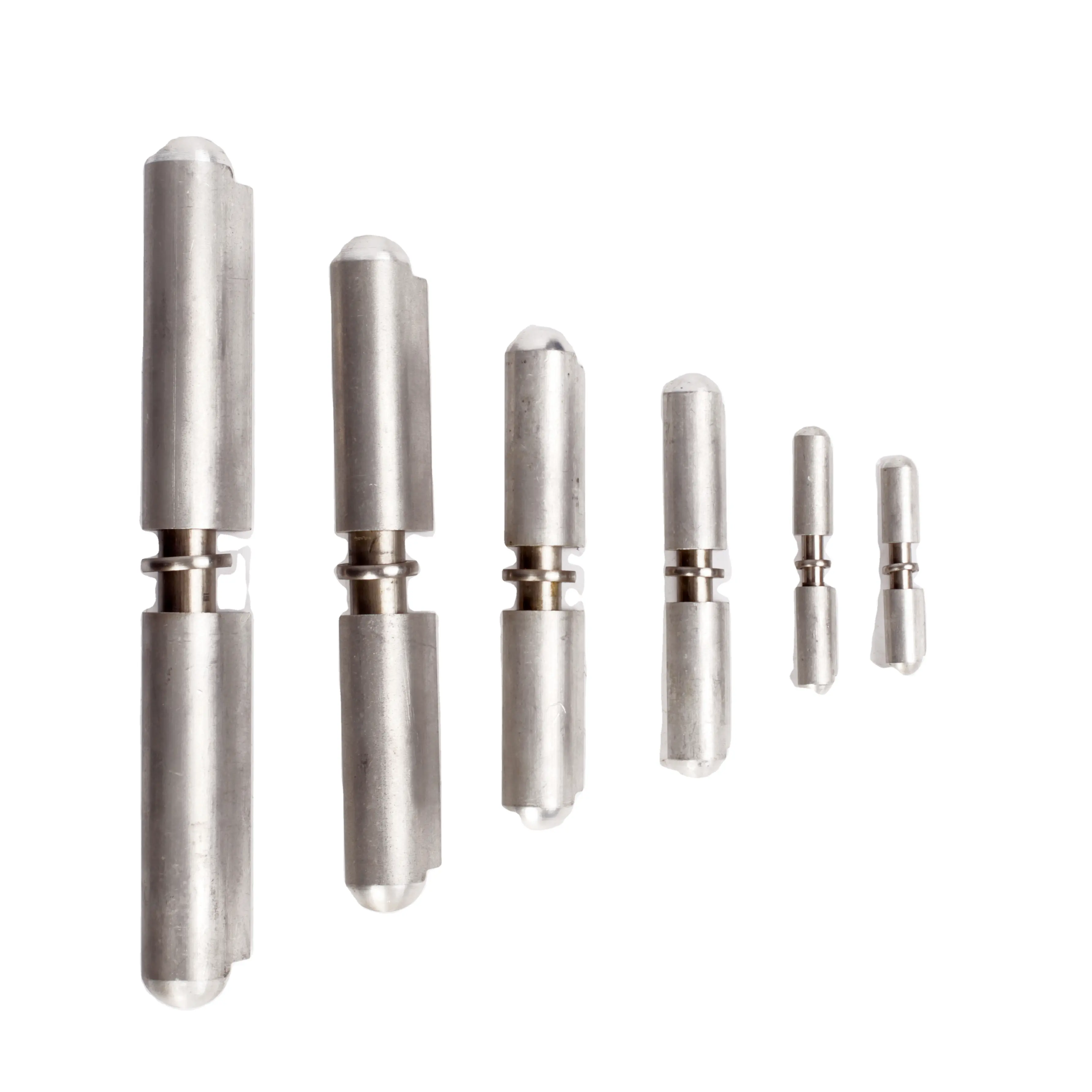 Hardware 1-5/8'' Bullet Hardware Schweißvorrichtung Scharniere Eisen Tor Aluminium einfarbig Edelstahl-Stift und Schleifenbulletenschweißvorrichtung Scharniere