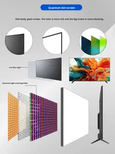 Televisor Inteligente Android QLED 4K HDR de 65 Pulgadas con Grado Cinematográfico, 120Hz, Negro, Multi-puerto para USB y WiFi, para Hoteles, Centros de Entretenimiento en el Hogar - Product Image 6