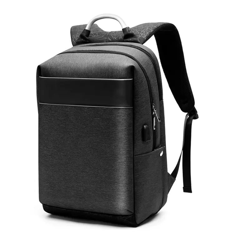 Sıcak satış seyahat kokusu geçirmez sırt çantası günlük kullanım için Usb şarj iş sırt çantası büyük kapasiteli Laptop çantası