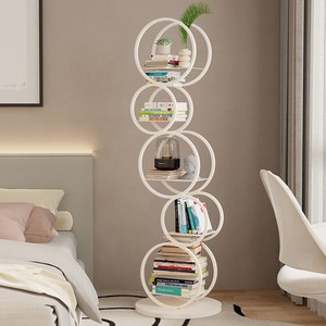 Étagère à livres créative en métal forgé, style crème, 5 niveaux, sans dossier, sur pied, pour <span class=keywords><strong>salon</strong></span> et <span class=keywords><strong>rangement</strong></span> domestique - Product Image 3