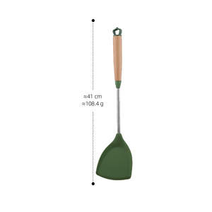 High-Temperature Kitchen Tools Gadgets Wood <b>Silicone</b> Cooking Utensils Kitchen Set <b>Silicone</b> Kitchen Utensils Set With Wood Handle - Product Image 5
