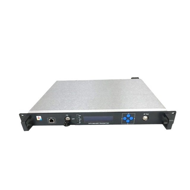 1310 1550nm 10mw Direct Modulation Dual Power CATV Optical Transmitter for Radio & TV Broadcasting Equipment for 30km Project