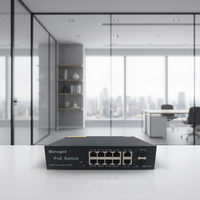 Switch de Red PoE de 4, 8, 16 y 24 Puertos, 250m, VLAN, Web, No Administrado, Gigabit Ethernet, en Stock