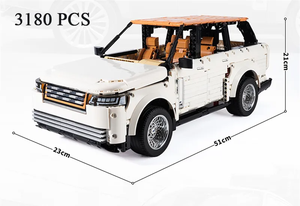 <span class=keywords><strong>KBox</strong></span> 10512 3180 Uds Vehículo de coche blanco técnico montar ladrillos juguetes niños regalos de cumpleaños juegos de bloques de construcción educativos - Product Image 6