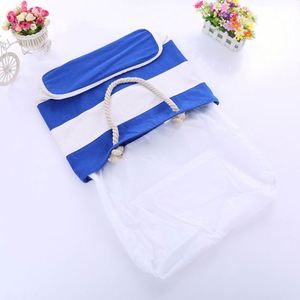 Bolso de Lona Grande Blanco con Impresión a Todo Color, Logotipo Personalizado OEM/ODM, Tela para Actividades al Aire Libre de Verano y Compras - Product Image 1