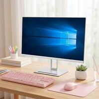 PC Todo en Uno Intel I5 de 21.5 Pulgadas para Negocios, Nuevo, 16GB DDR3, 256GB SSD, Pantalla Plana 1920x1080p, Win10, Blanco