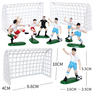 Lot de figurines décoratives <span class=keywords><strong>pour</strong></span> gâteau sur le thème du football, ensemble de jouets de capitaine de terrain <span class=keywords><strong>pour</strong></span> enfants, décoration de gâteau <span class=keywords><strong>pour</strong></span> <span class=keywords><strong>joyeux</strong></span> <span class=keywords><strong>anniversaire</strong></span> des garçons, figurines de jouets - Product Image 1