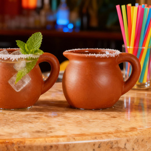 Tazas de Barro Cantaritos Mexicanos de 60 ml, Hechas a Mano, para Café, Cócteles, Té, Tequila - Product Image 2