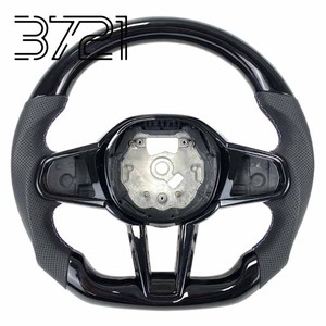 Volant en fibre de carbone pour BMW LCI G20 G30 F30 F10 M Sport Performance, volants de course en cuir personnalisés 2012-2025 - Product Image 1