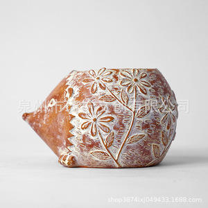 Macetas de Resina Sintética con Diseño de Animales (Búho, Paloma, Erizo) para Decoración de Escritorio, Regalo para Interiores QH-21604 - Product Image 4