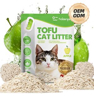 Arena para Gatos de Tofu con Aroma a Manzana, Altamente Absorbente y Desodorizante de Larga Duración, Producto Nuevo y Popular al por Mayor - Product Image 1