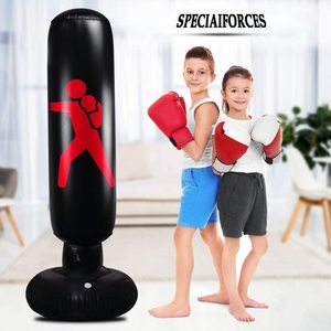 Tas <span class=keywords><strong>Boxing</strong></span> Anak-anak, Kantung Pukulan Berdiri Bebas Tiup Latihan Tendangan dari Stres 63 Inci - Product Image 3