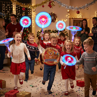 Moulin à vent magique lumineux à LED clignotant pour fête d'Halloween, jouet lumineux pour fêtes, nouveautés pour fêtes, Thanksgiving, célébrations de remise de diplômes