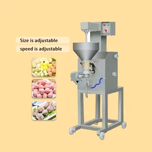 SUS304 automatic cored pills meatball forming machine commercial fishball meat ball machine maker crab meat ball machine
