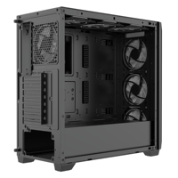 Casing PC Gaming Desain Baru 2024, Kabinet ATX, Casing Komputer, Chassis Server CPU, Tower, Kaca Temper, Rangka Baja, Casing PC Desktop