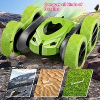 Voiture de course RC double face à cascades pour enfants, véhicule tout-terrain éducatif télécommandé, cadeau pour garçons