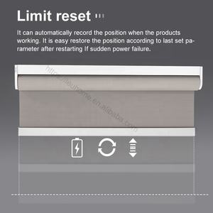 Persianas enrollables eléctricas automáticas para ventanas, persianas inteligentes con carga USB, tamaño personalizado - Product Image 6