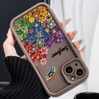 Coques de Téléphone Antichoc Luxe Fleurs pour iPhone 17 Air 16 15 Plus Pro Max 14 13 12 11 X – Housse de Protection Arrière Anti-chute