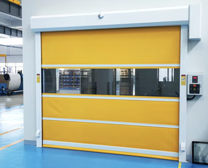 Porta Avvolgibile Industriale <span class=keywords><strong>in</strong></span> PVC ad Alta Velocità, Stile Moderno, con Finestra, <span class=keywords><strong>per</strong></span> Magazzini e Banchine - Bestseller - Product Image 1