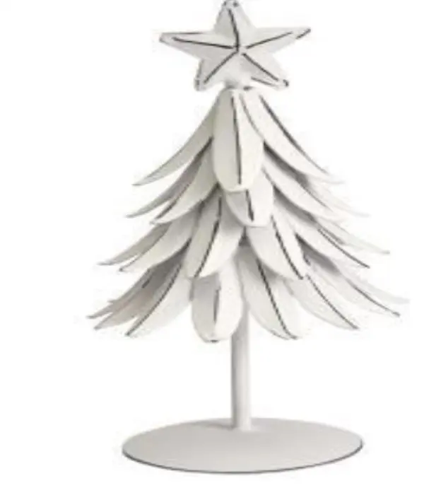 Item de decoração para árvore de natal, item de metal para decorar árvore de natal, design elegante, venda quente e item de presente tendência