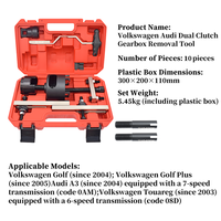 10 pièces de boulons de guidage pour unité mécatronique de boîtier de valve de transmission, outils de démontage pour boîte de vitesses DSG à double embrayage Volkswagen Audi OAM 7 vitesses