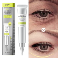 Crème Contour des Yeux Raffermissante Retinal Shot : Booster Anti-Âge à la Vitamine C et Multi-Peptides pour Cernes et Poches