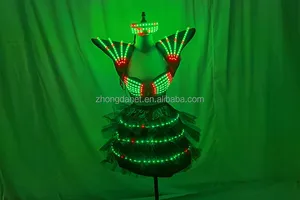 Cosplay futurista, ropa iluminada para mujer, espectáculo luminoso, fiesta, baile, Rave, Robot, Gogo, bailarina, ropa elegante - Product Image 4