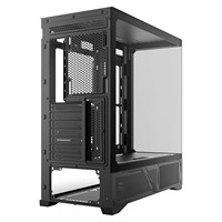 Boîtier PC Gaming ATX Micro-ATX ITX Mid-Tower en Verre Trempé OEM pour Ordinateur de Bureau, Châssis PC Noir 220A09