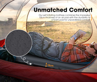 Matelas pneumatique de camping SAN HIMA, matelas auto-gonflable, tapis de tente auto-gonflant, coussin de couchage, tapis gonflable de camping
