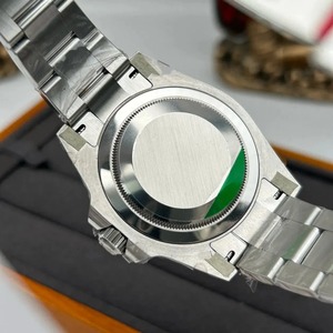 40mm <b>Men</b> Sport Mechanical <b>Watch</b> Stainless Steel Bracelet Black Dial Luminous Male Business <b>Wrist</b> <b>Watch</b> With Gift Box - Product Image 2