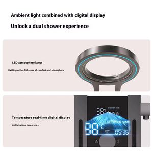Sistema de Ducha Inteligente con Pantalla Digital, Efecto Lluvia Suave, Luz LED, Hidroeléctrico, Acero Inoxidable 304, Set de Baño con Masaje, 5 Años de Garantía - Product Image 3