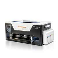 Mesin Cetak DTF Printer XP600 30cm Tinta Putih Direct to Film Heat Transfer Printing CMYK+W untuk Kaos Pakaian Kustom