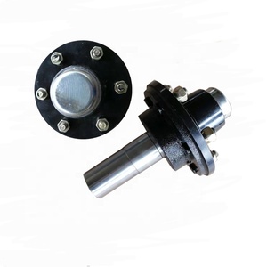 Eje de Remolque Cuadrado con 6 Espigas, Conjunto de Cubo y Rodamientos - Product Image 1