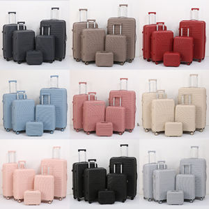 Ensemble <span class=keywords><strong>de</strong></span> bagages rigides en ABS et PC, <span class=keywords><strong>3</strong></span>, 4 ou 5 pièces, avec logo personnalisé, vente en gros d'usine, valise <span class=keywords><strong>de</strong></span> voyage à roulettes pivotantes - Product Image 3