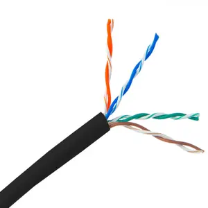 24AWG المياه برهان UTP Cat5e كابل الشبكة المحلية في الهواء الطلق