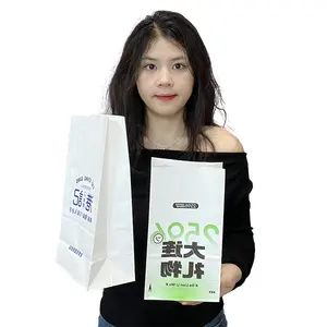 Food Grade Paper Bags Fast Food For Take Away