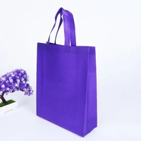 Vente en gros, Logo personnalisé pas cher, épicerie multicolore recyclée, écologique, à chaud, Non tissé, sacs de Shopping