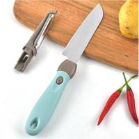 Ensemble de 3 éplucheurs de légumes manuels en acier inoxydable, lames remplaçables, légères, ergonomiques, pour découper en julienne et éplucher