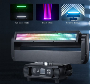 Projecteur LED à tête mobile 24 canaux DMX, stroboscope 1-30 Hz pour mariage, KTV, <span class=keywords><strong>bar</strong></span>, avec une puissance élevée de 500 W - Product Image 2