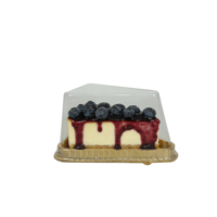 Boîte d'emballage dorée pour pâtisserie, fournitures de fête, boîte à muffins, cupcakes, tranches de gâteau, boîte à dessert individuelle en plastique avec couvercle transparent pour pâtisserie à domicile